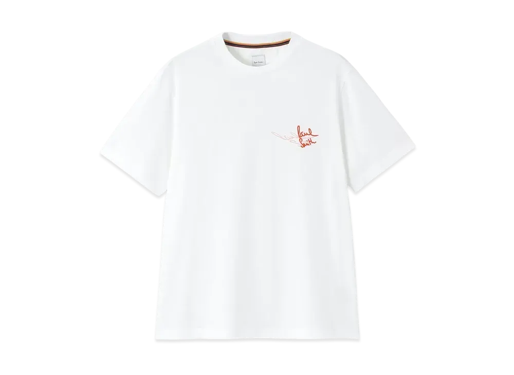 Paul Smith Shadow Logo Tee "White"