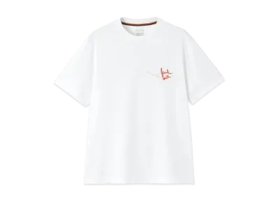 Paul Smith Shadow Logo Tee "White"