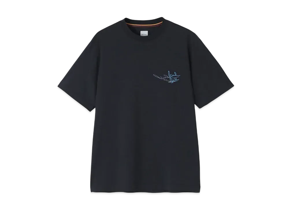 Paul Smith Shadow Logo Tee "Navy"