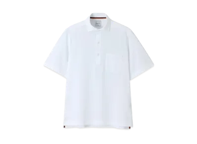 Paul Smith Solid Pique Polo Shirt "White"