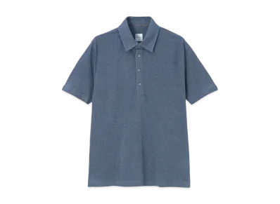 Paul Smith Colored Linen Polo Shirt "DarkBlue"