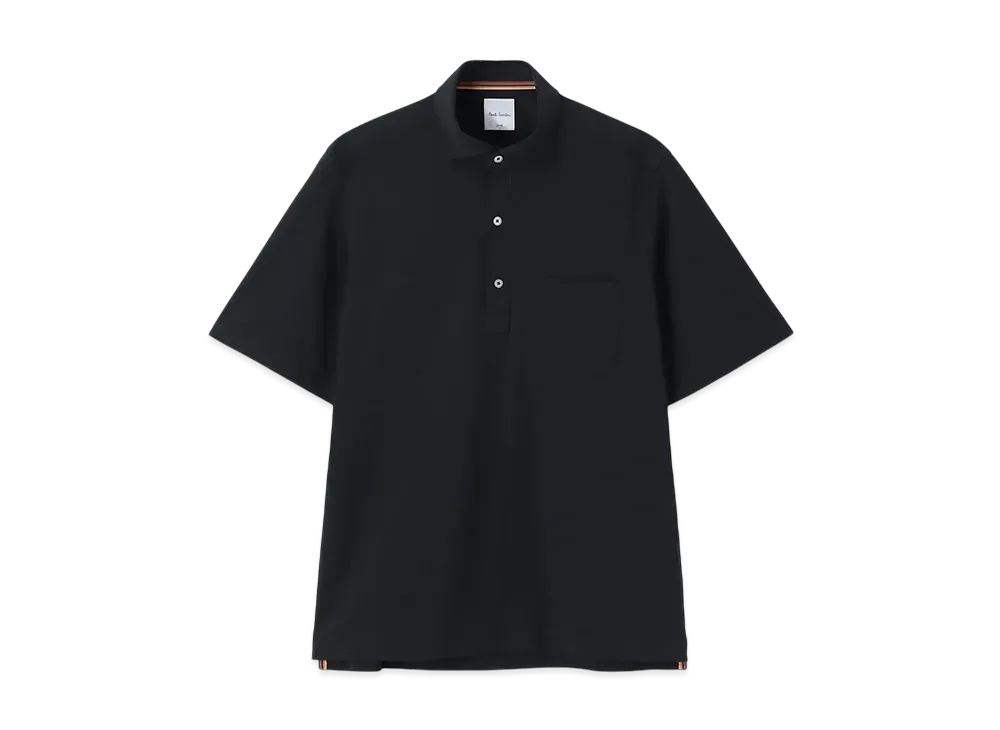 Paul Smith Solid Pique Polo Shirt "Black"