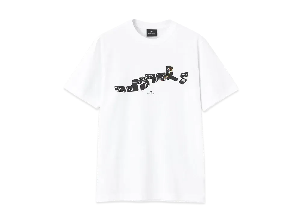 Paul Smith Dominos Zebra Printed Short Sleeve Tee "White"