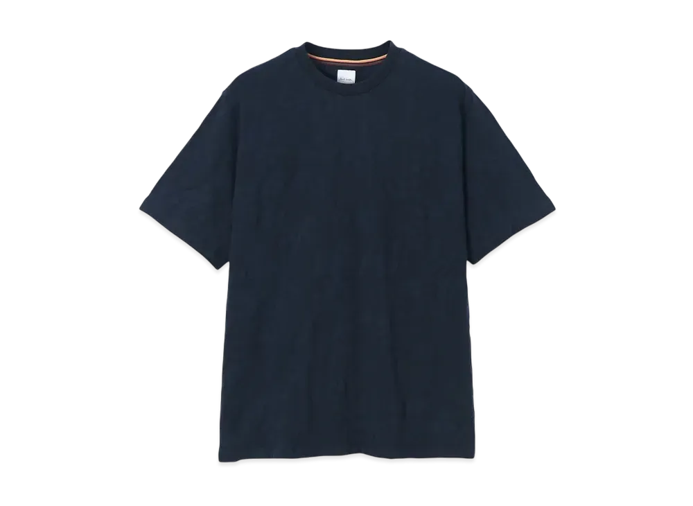 Paul Smith Flower Jacquard Short Sleeve Tee "Navy"