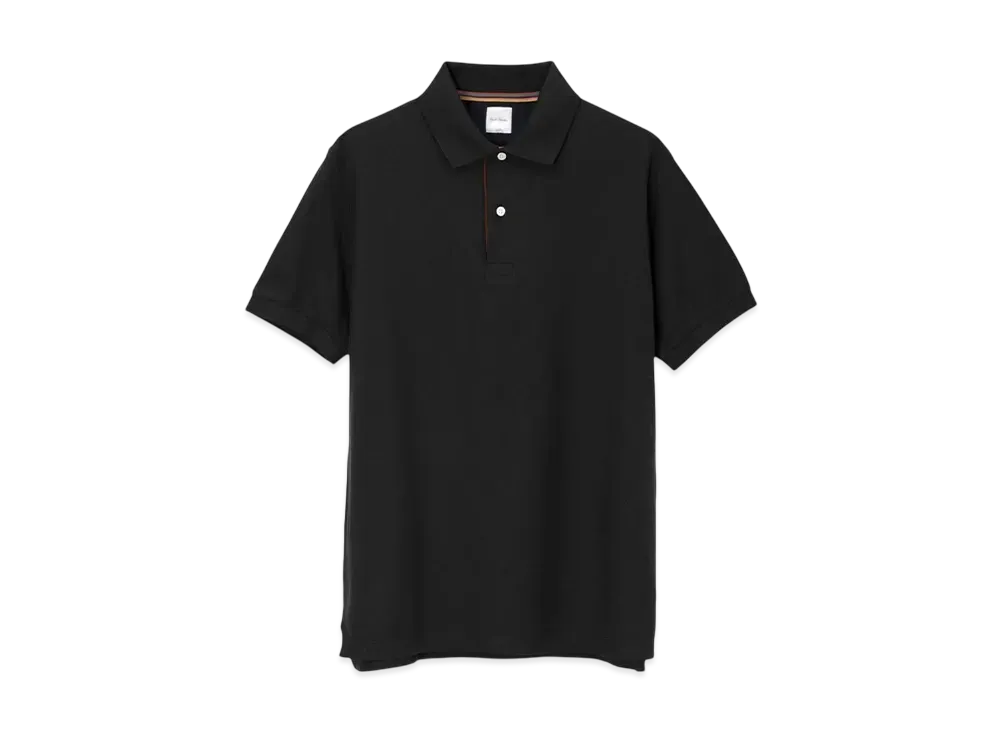 Paul Smith Artist Stripe Polo Shirt "Black"