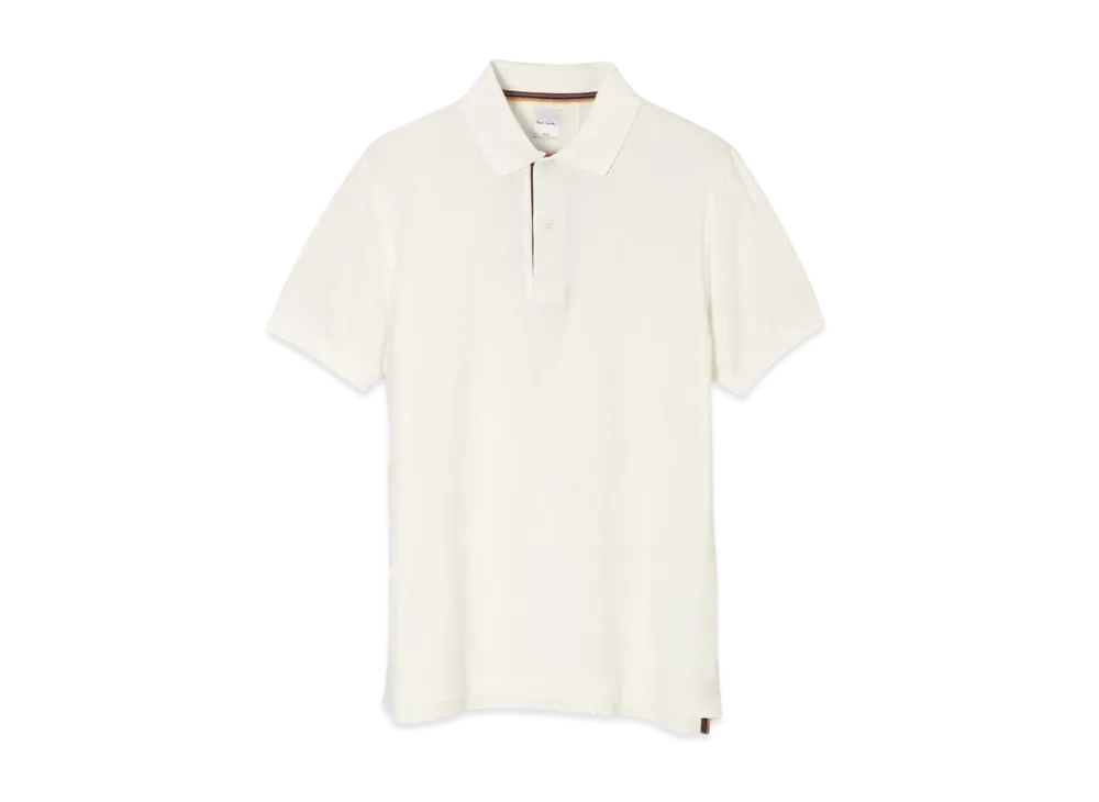 Paul Smith Artist Stripe Polo Shirt "White"
