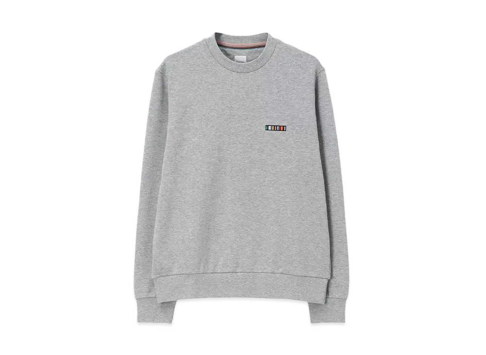 Paul Smith Signature Stripe Bar Sweatshirts "LightGray"