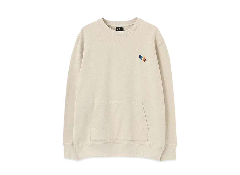 Paul Smith Season Zebra Embroidery Long Sleeve Cut And Sewn "Offwhite"