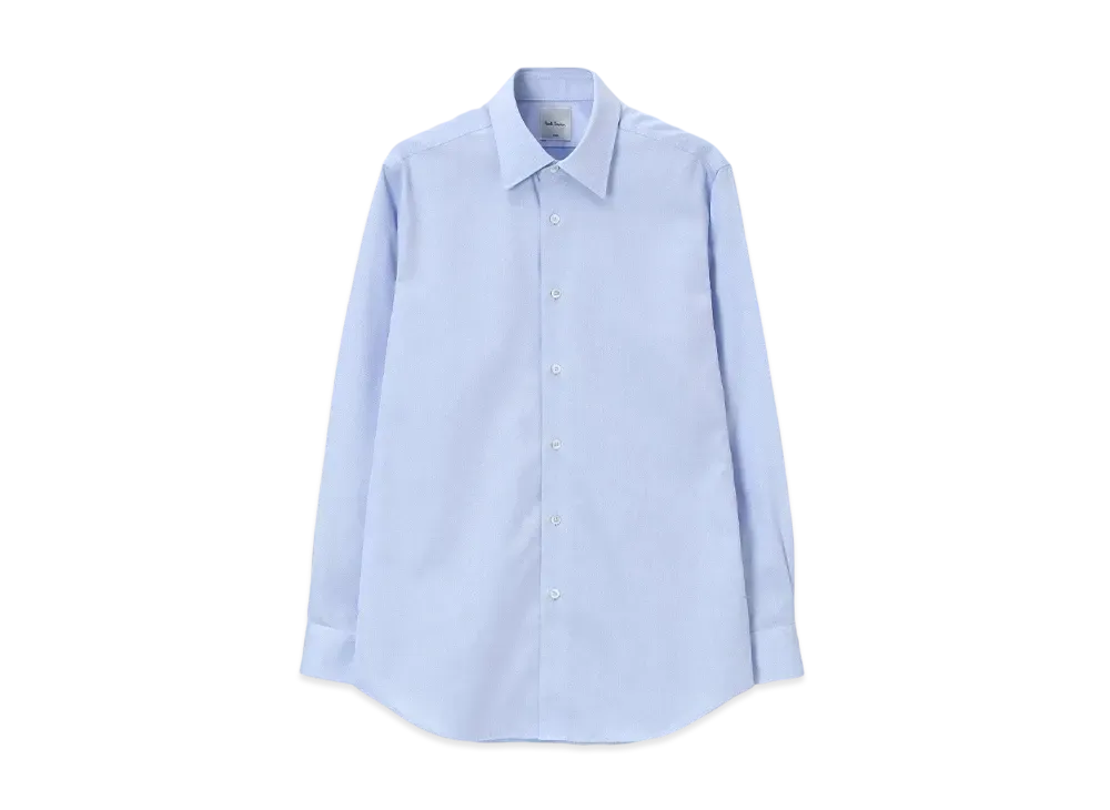 Paul Smith Woven Texture Solid Dress Shirt "LightBlue"