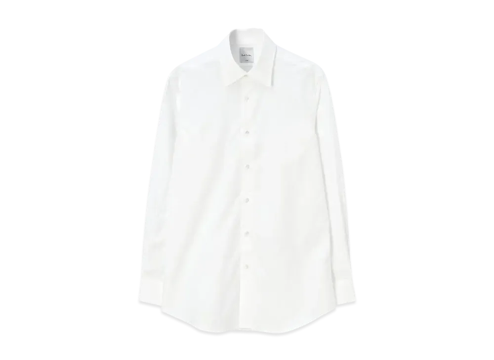 Paul Smith Jacquard Floral Dress Shirt "White"