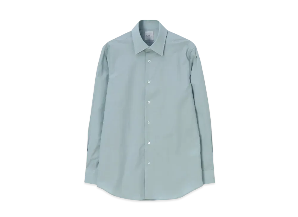Paul Smith Jacquard Floral Dress Shirt "LightGreen"