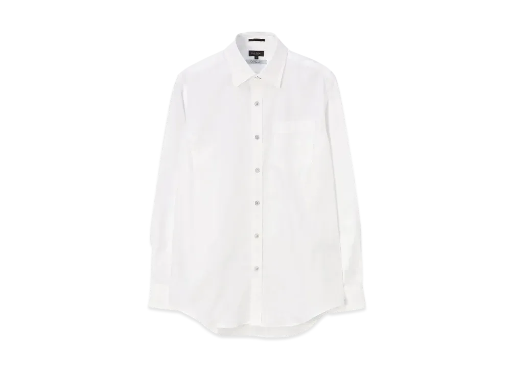 Paul Smith Cotton Twill Dress Shirt "White"