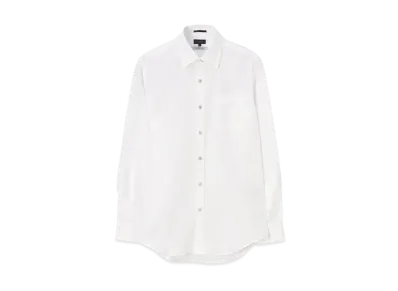 Paul Smith Cotton Twill Dress Shirt "White"