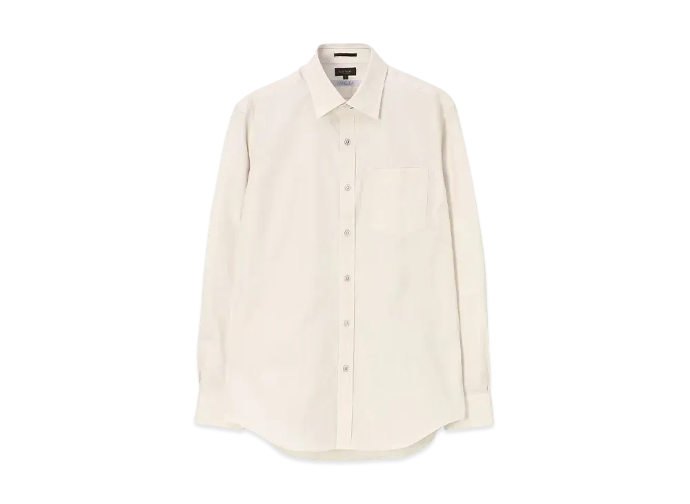 Paul Smith Cotton Twill Dress Shirt "LightBeige"