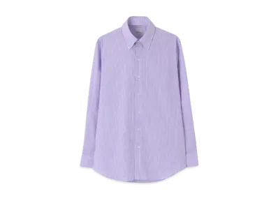 Paul Smith Pinstripe Button-Down Dress Shirt "LightPurple"