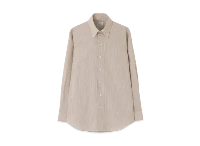 Paul Smith Pinstripe Button-Down Dress Shirt "LightBeige"