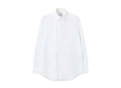 Paul Smith Bib Front Dress Shirt "White"