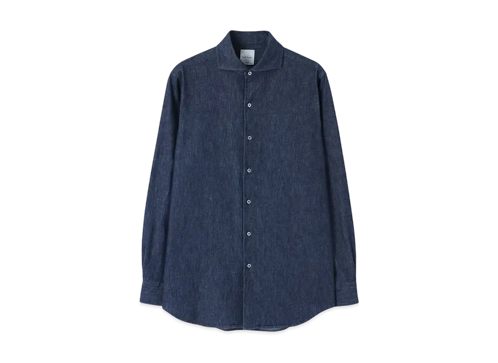 Paul Smith Indigo Italian Collar Shirt "DarkIndigo"