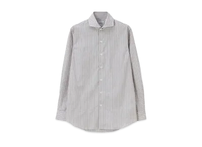 Paul Smith Contrast Stripe Dress Shirt "Brown"