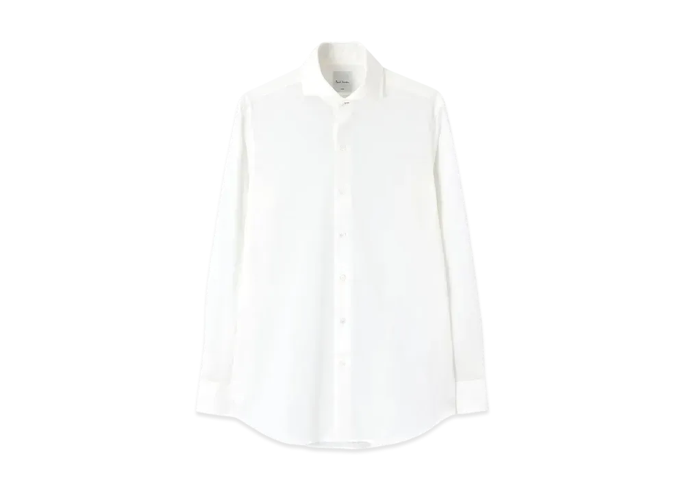 Paul Smith Cotton Jersey Dress Shirt "White"