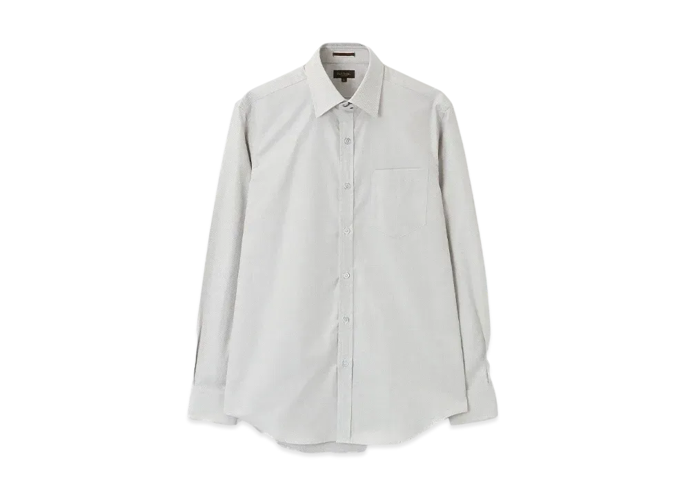 Paul Smith Dobby Cross Dress Shirt "GraishBeige"