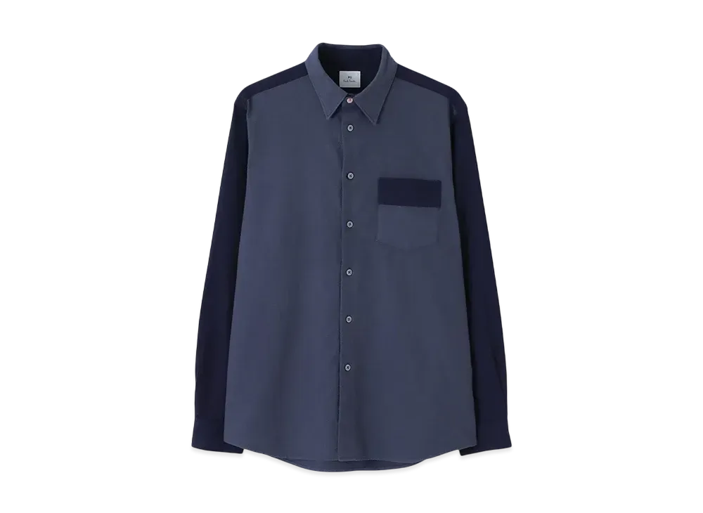 Paul Smith Mix-Up Panel Shirt "Navy"
