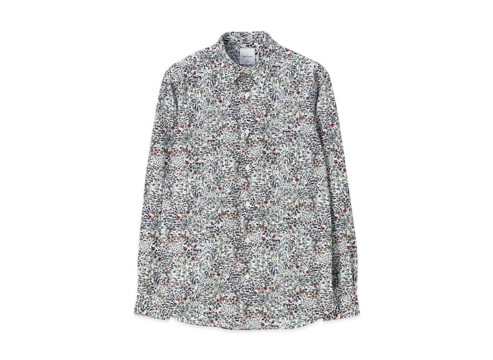 Paul Smith Sketch Floral Casual Shirt "White"
