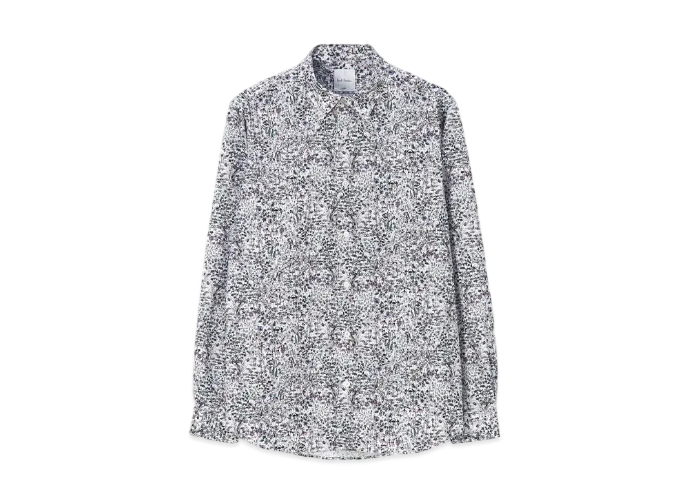 Paul Smith Sketch Floral Casual Shirt "Lavender"