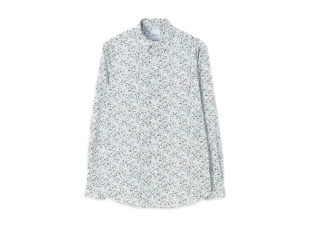 Paul Smith Tiny Floral Casual Shirt "White"