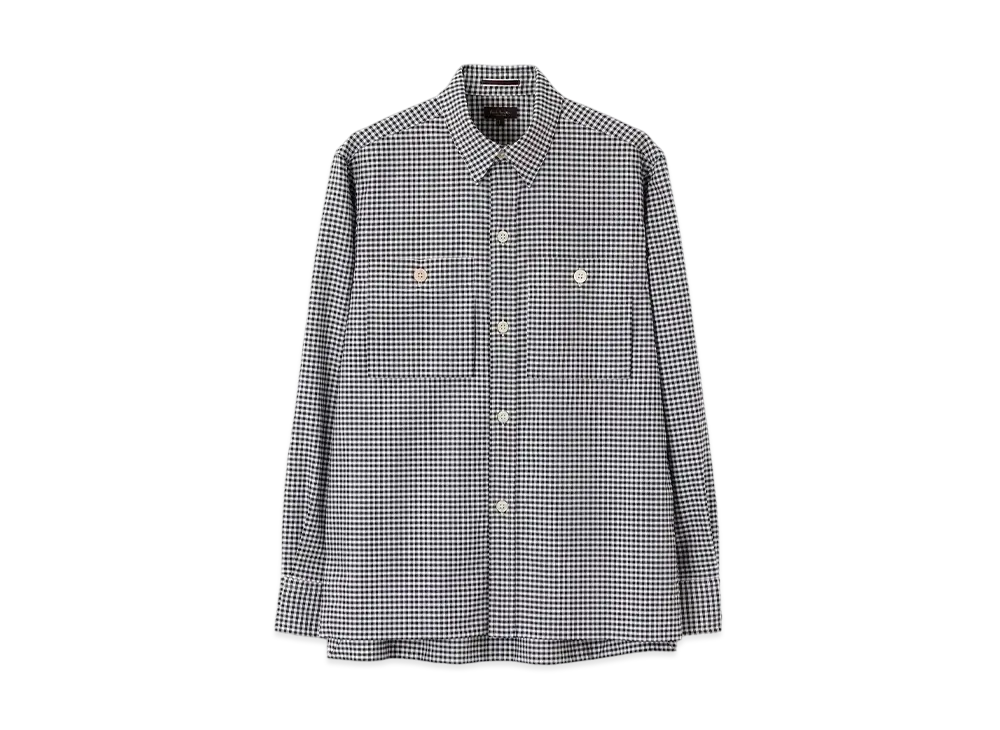 Paul Smith Gingham Check Bellows Pocket Shirt "Black"
