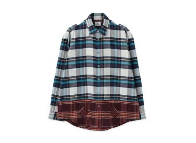 Paul Smith Mixed-Up Check Casual Shirt "BlueGreen"