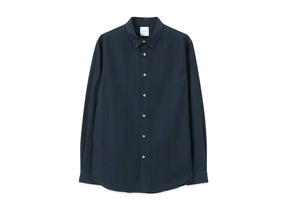 Paul Smith Signature Stripe Overdyed Shirt "Navy"