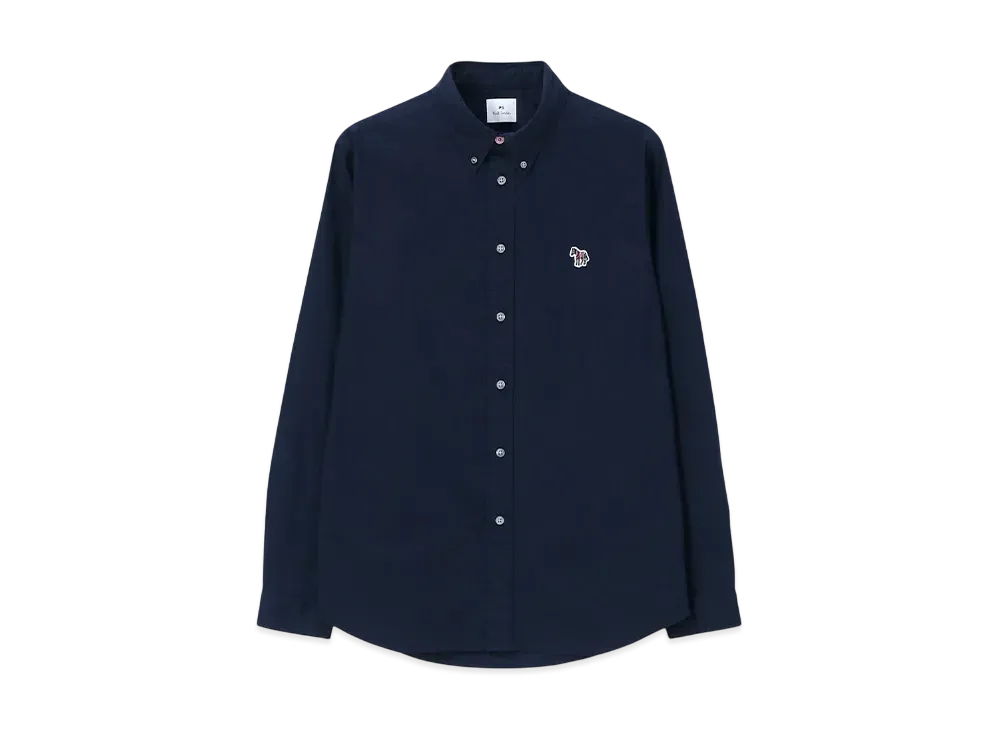 Paul Smith Sports Stripe Zebra One Point Long Sleeve Shirt "Navy"