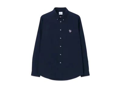 Paul Smith Sports Stripe Zebra One Point Long Sleeve Shirt "Navy"