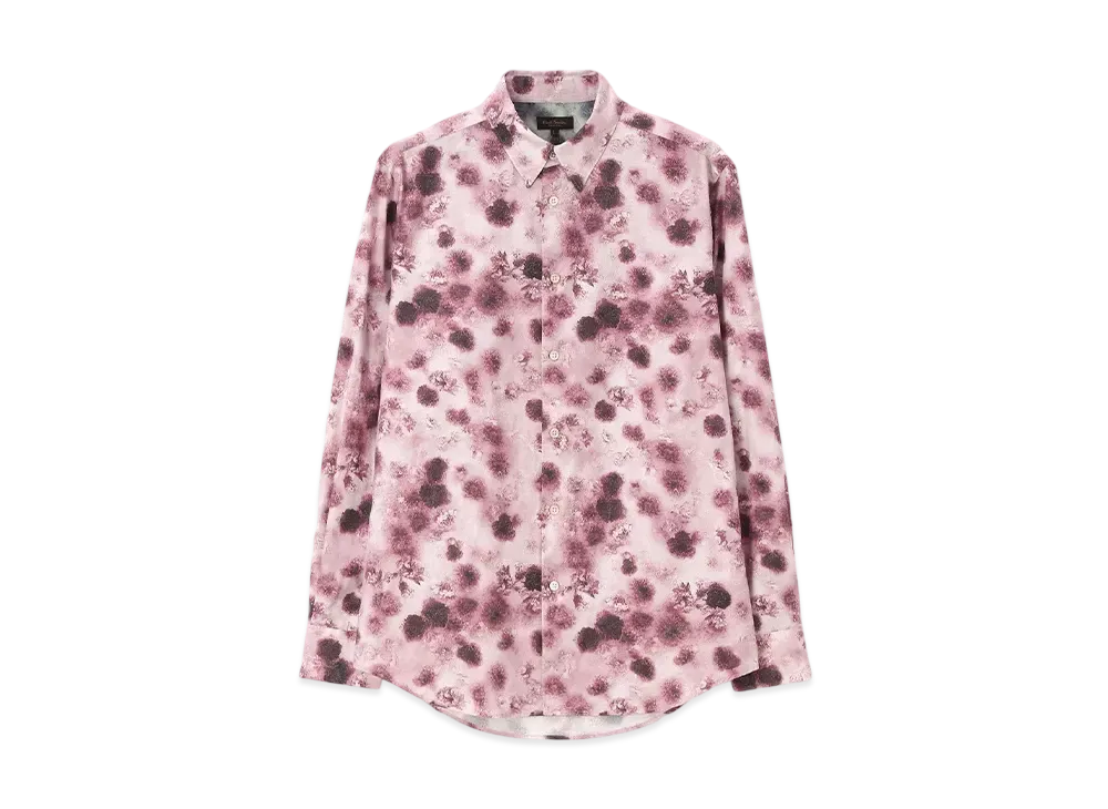 Paul Smith Frosted Floral Print Shirt "Pink"
