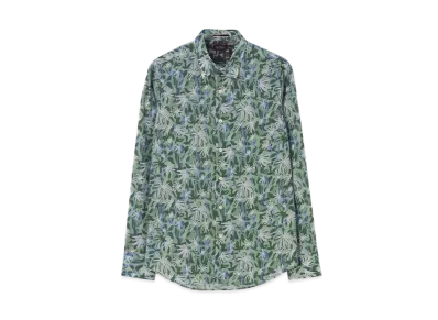 Paul Smith Flower Shadow Print Shirt "Green"