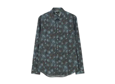 Paul Smith Flower Shadow Print Shirt "Brown"