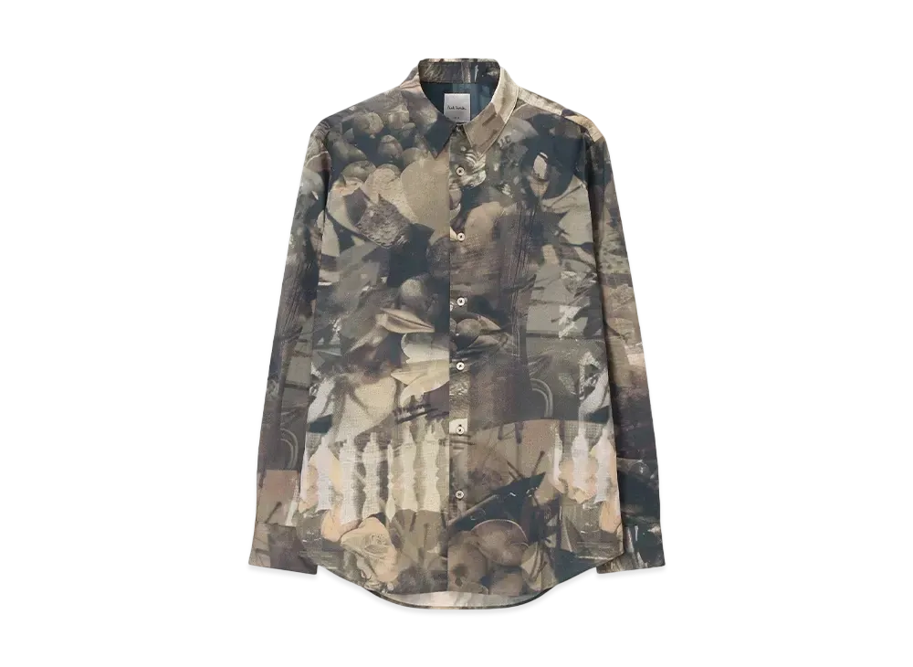 Paul Smith Color Photographic Shirt "Beige"