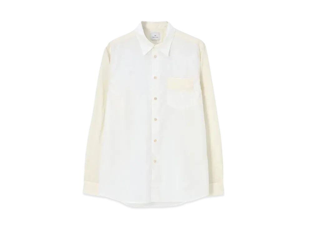 Paul Smith Mix-Up Panel Shirt "OffWhite"