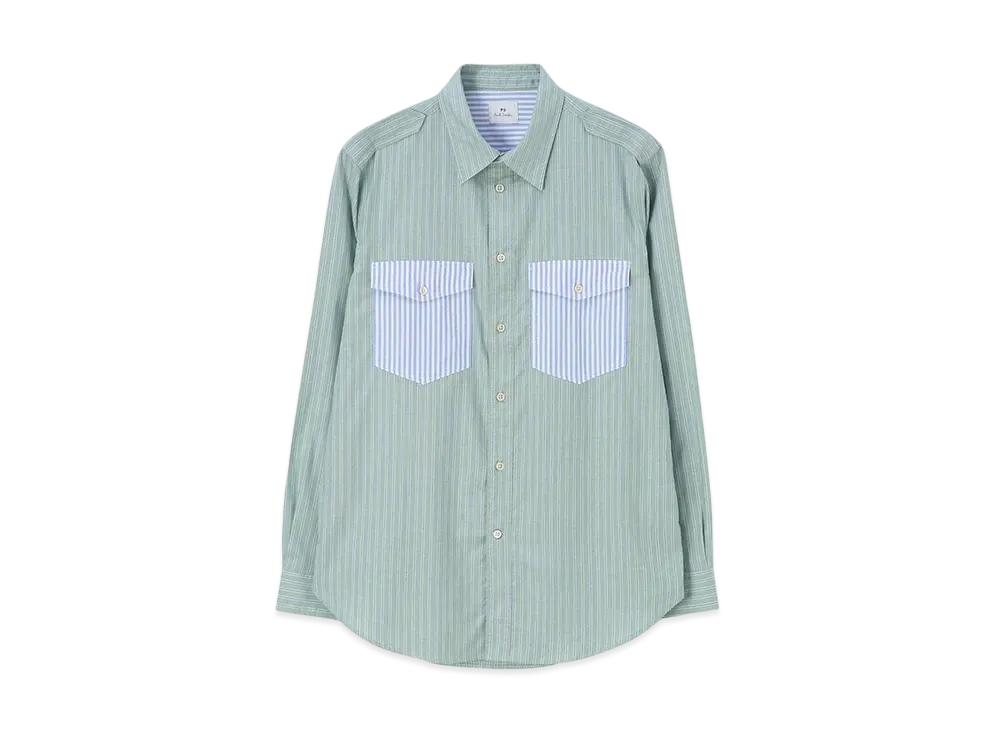 Paul Smith Mix-Up Pocket Shirt "LightGreen"