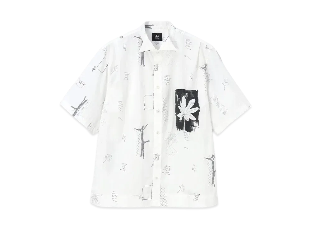 Paul Smith RED EARWing Collar Shirt "White"