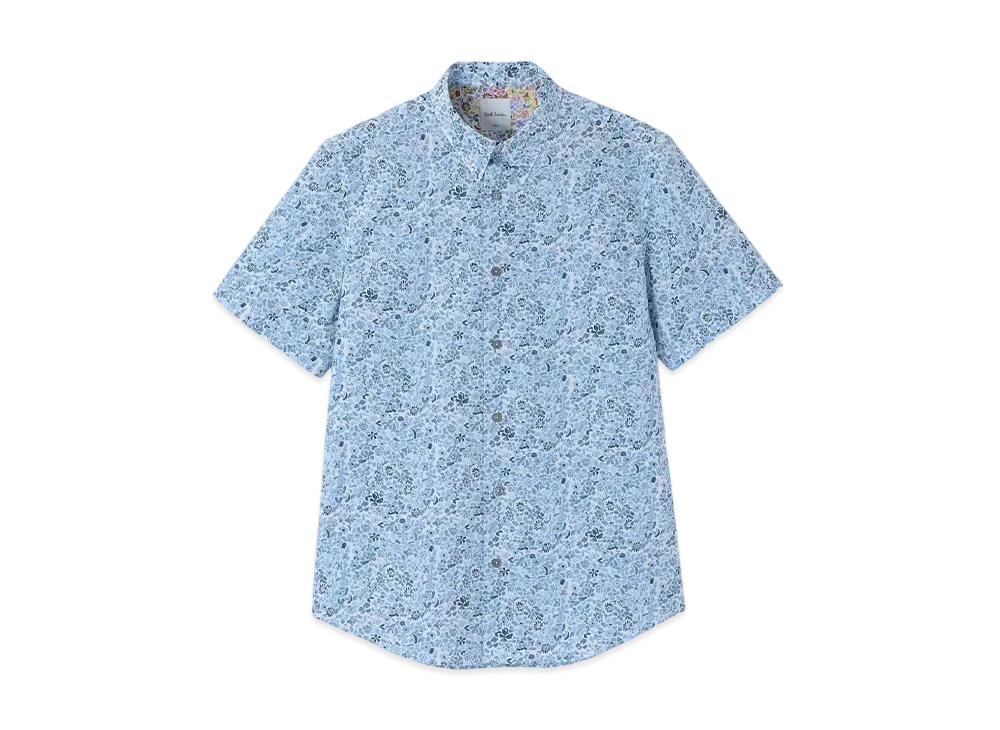 Paul Smith Pencil Floral Shirt "LightBlue"