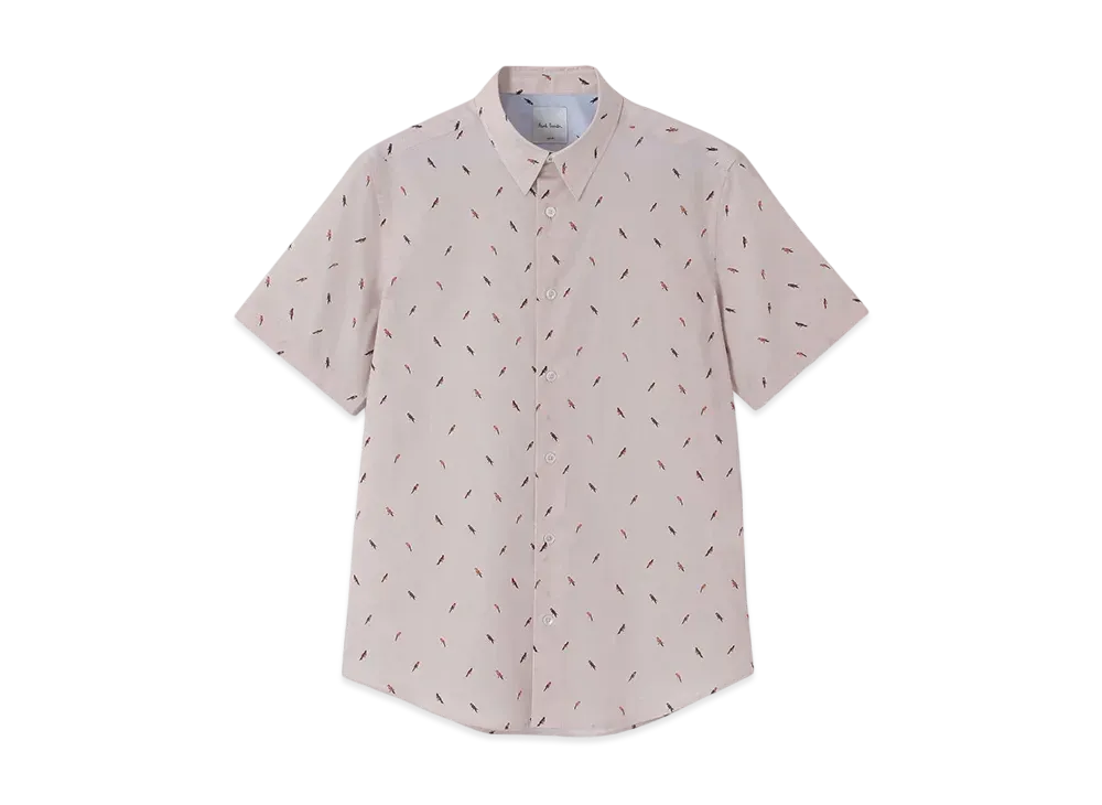 Paul Smith Drawing Birds Shirt "LightPink"