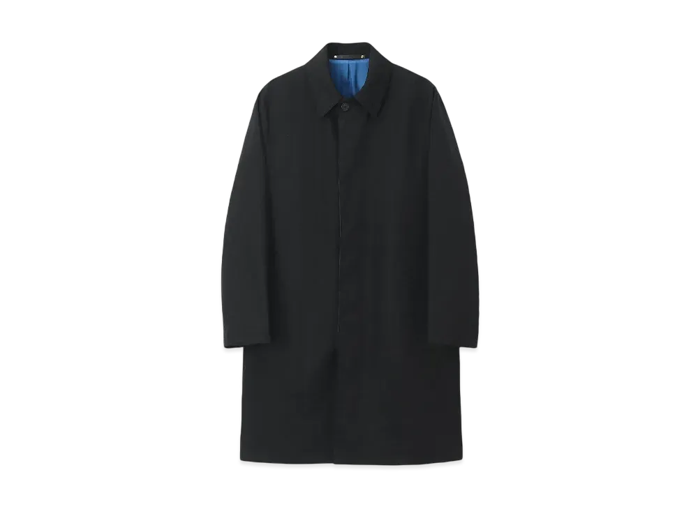 Paul Smith Vintage Wrinkle Stainless Steel Collar Coat "Black"