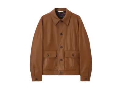 Paul Smith Lambskin Blouson "Camel"