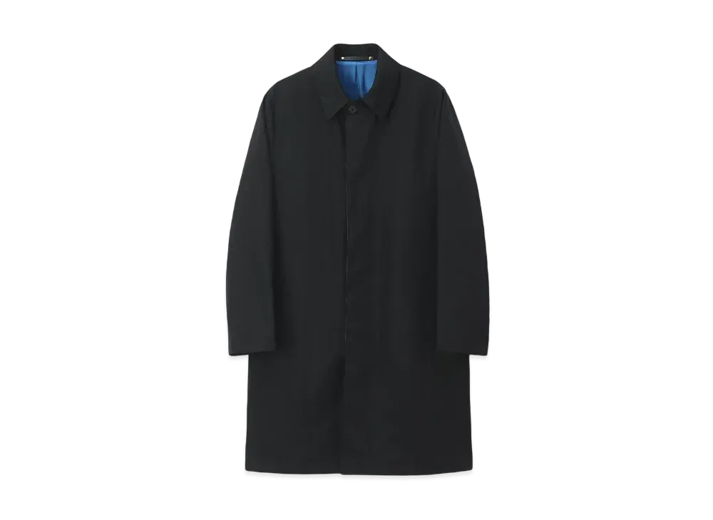 Paul Smith Vintage Wrinkle Stainless Steel Collar Coat "Black"