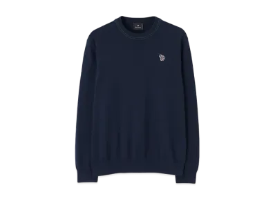 Paul Smith Sports Stripe Zebra Crew Neck Knit "Navy"