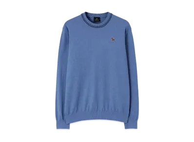 Paul Smith Sports Stripe Zebra Crew Neck Knit "GrayishBlue"