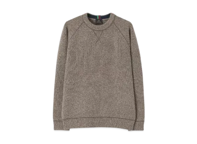 Paul Smith Melange Raglan Sleeve Knit "Camel"