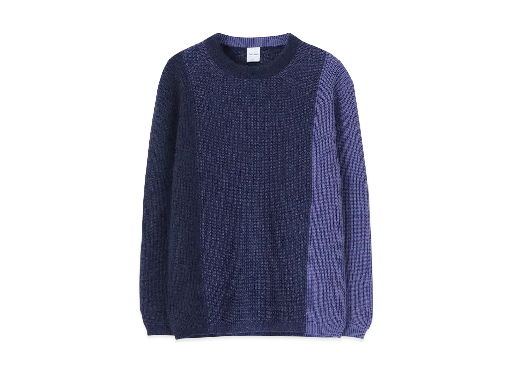 Paul Smith Vertical Gradation Crew Neck Knit "Purple"
